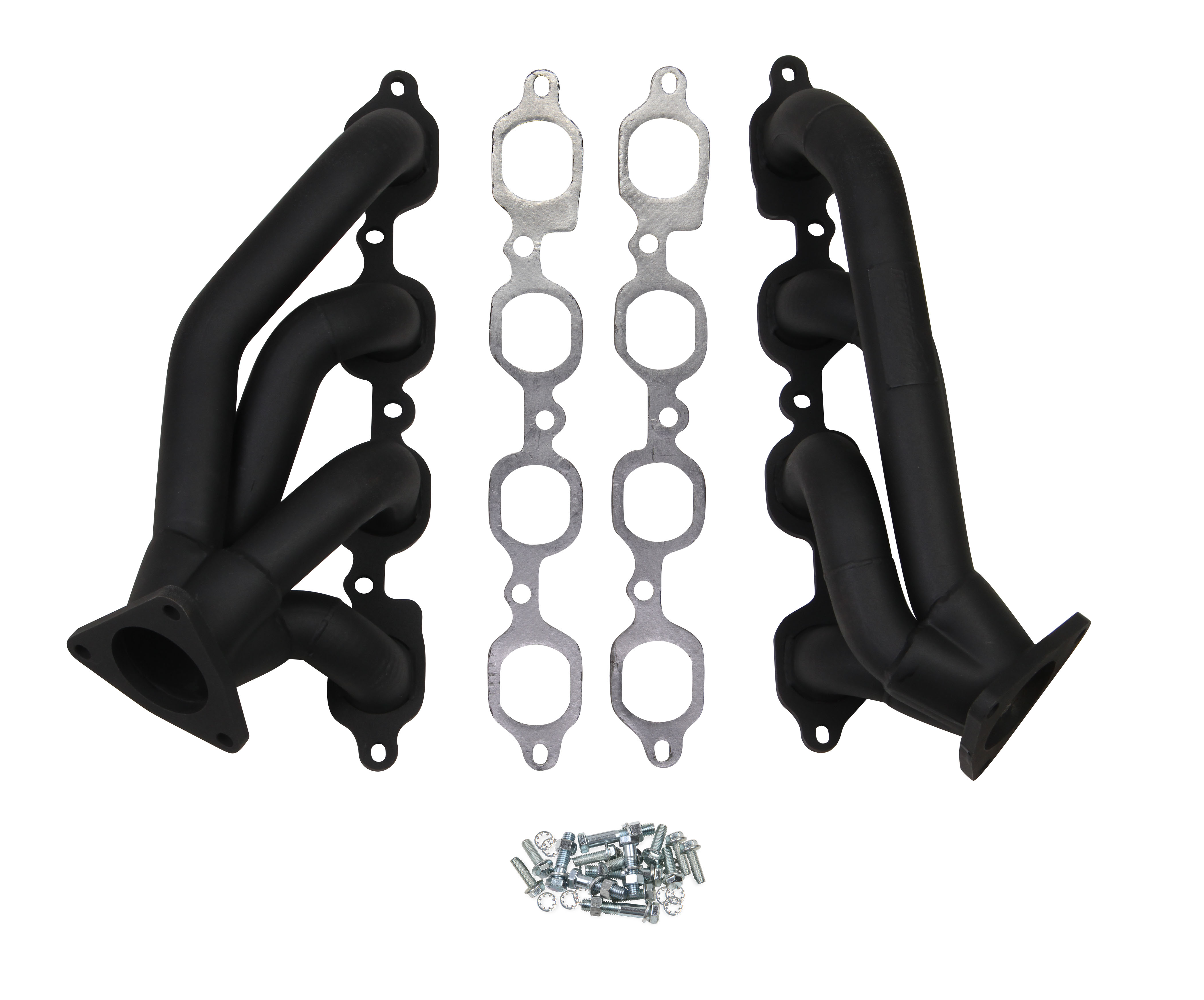 Flowtech 11548FLT - Shorty LT Headers - Black Painted Finish