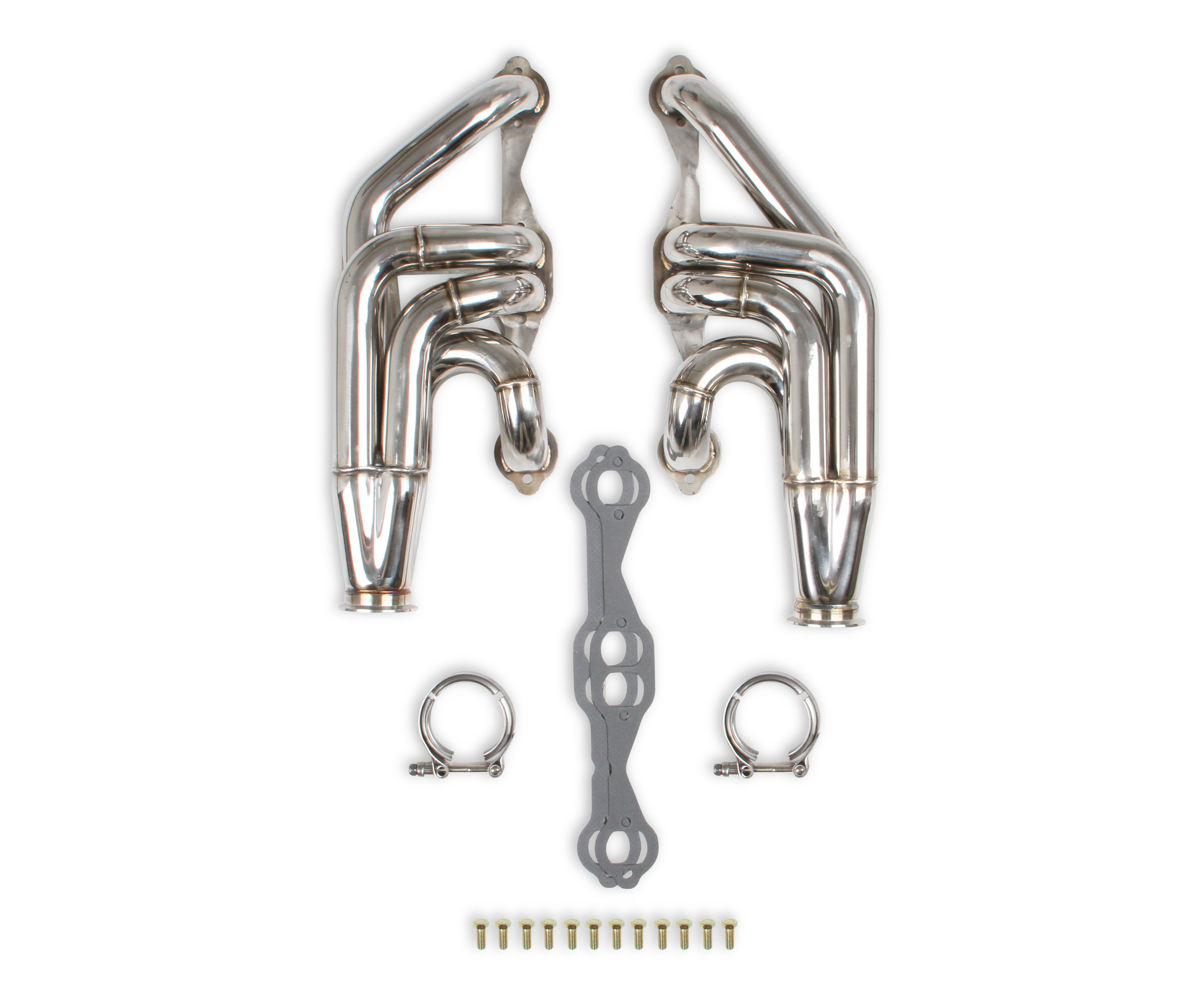 Flowtech 11573FLT - Small Block Chevy Turbo Headers - Polished Finish Flowtech 11573FLT - Small Block Chevy Turbo Headers - Polished Finish