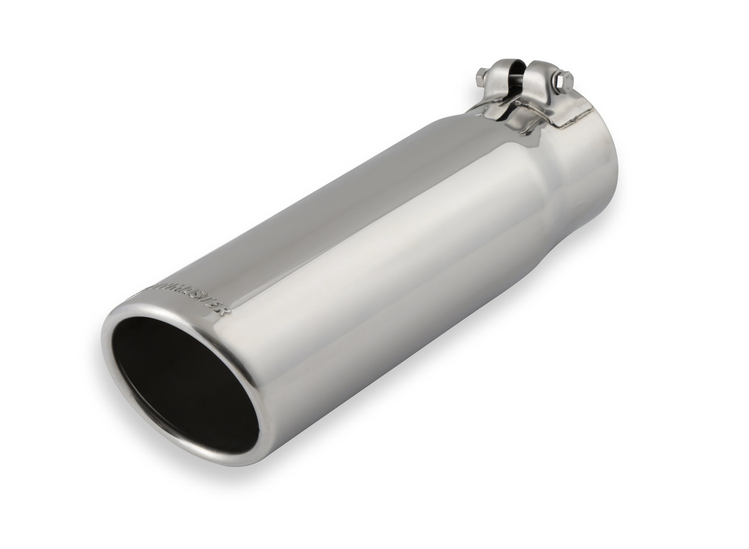 Flowmaster 15363 - Exhaust Tip - 3.50 in. Rolled Angle Polished SS Fits 3.00 in. Tubing - clamp on Flowmaster 15363 - Exhaust Tip - 3.50 in. Rolled Angle Polished SS Fits 3.00 in. Tubing - clamp on