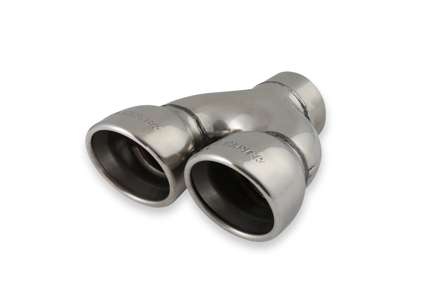 Flowmaster 15369 - Exhaust Tip - Dual 3.5 in. Rolled Angle Polished SS Fits 2.50 in. Tubing-weld on Flowmaster 15369 - Exhaust Tip - Dual 3.5 in. Rolled Angle Polished SS Fits 2.50 in. Tubing-weld on