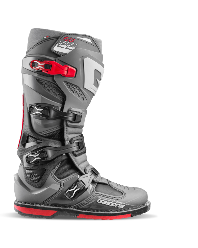 Gaerne 2262-007-10.5 - SG22 Boot Anthracite/ Black/Red Size - 10.5 Gaerne 2262-007-10.5 - SG22 Boot Anthracite/ Black/Red Size - 10.5