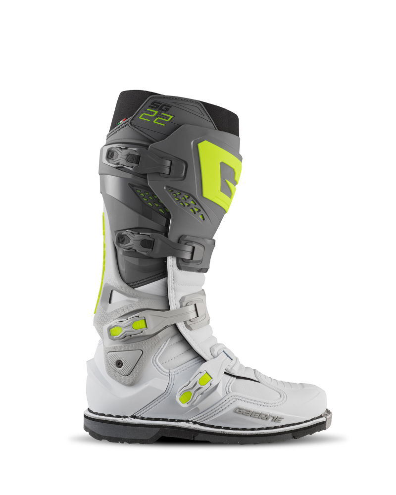 Gaerne 2262-017-9.5 - SG22 Boot Anthracite/ White/Grey Size - 9.5