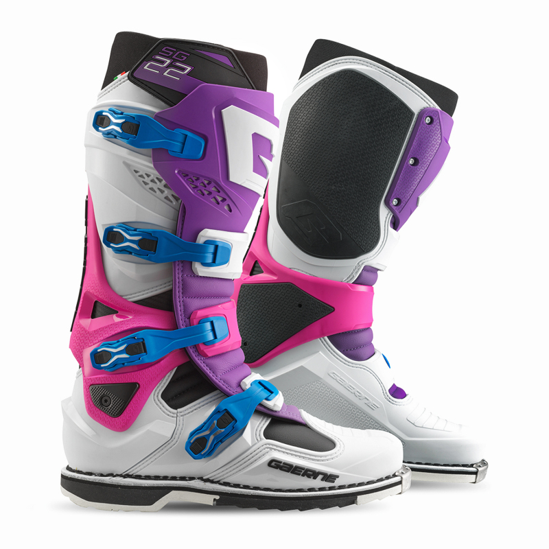 Gaerne 2262-019-10.5 - SG22 Limited Edition Boot Purple/White/Rhodamine Size - 10.5