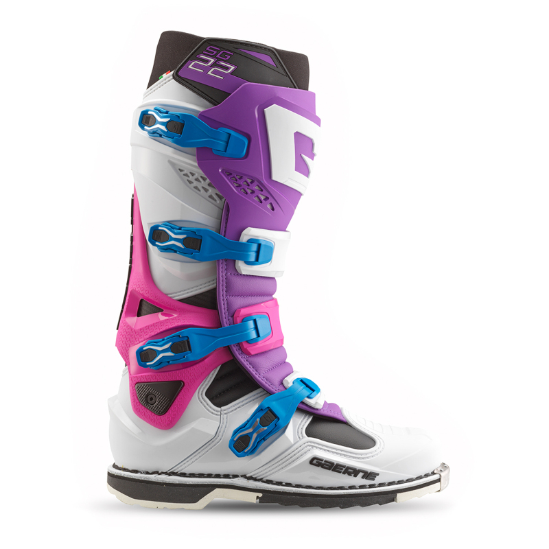 Gaerne 2262-019-13 - SG22 Limited Edition Boot Purple/White/Rhodamine Size - 13 Gaerne 2262-019-13 - SG22 Limited Edition Boot Purple/White/Rhodamine Size - 13