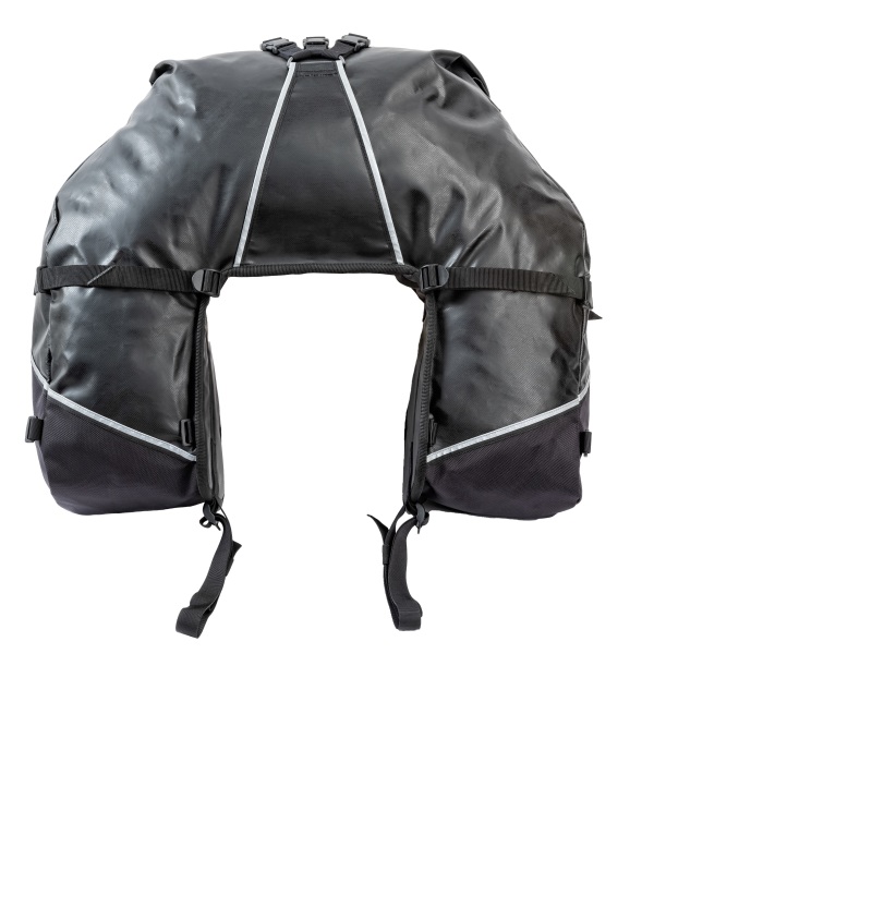 Giant Loop GBSB23-B - Great Basin Saddlebag 68L - Black