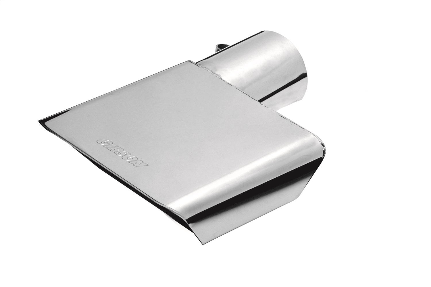 Gibson 500366 - Rectangle Sport Tip - Left - 6x2.75in OD/2.5in Inlet/6in Length - Stainless Gibson 500366 - Rectangle Sport Tip - Left - 6x2.75in OD/2.5in Inlet/6in Length - Stainless