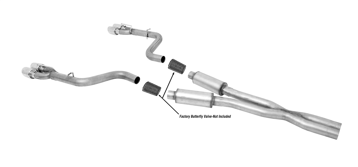 Gibson 617010 - 15-19 Dodge Challenger SRT Hellcat 6.2L 3in Cat-Back Dual Exhaust - Stainless Gibson 617010 - 15-19 Dodge Challenger SRT Hellcat 6.2L 3in Cat-Back Dual Exhaust - Stainless