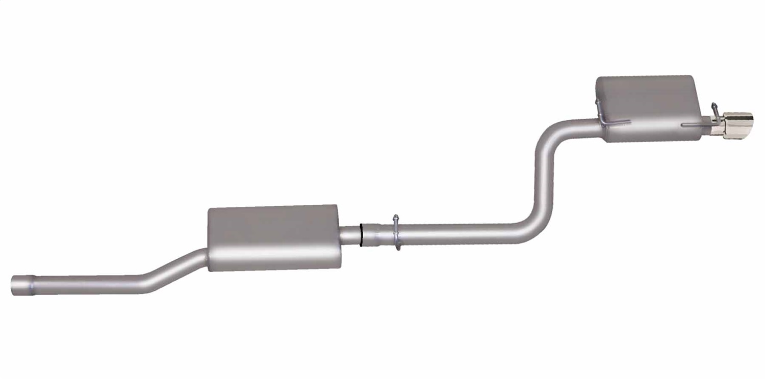 Gibson 617001 - 07-10 Dodge Charger SE 2.7L 2.5in Axle-Back Single Exhaust - Stainless