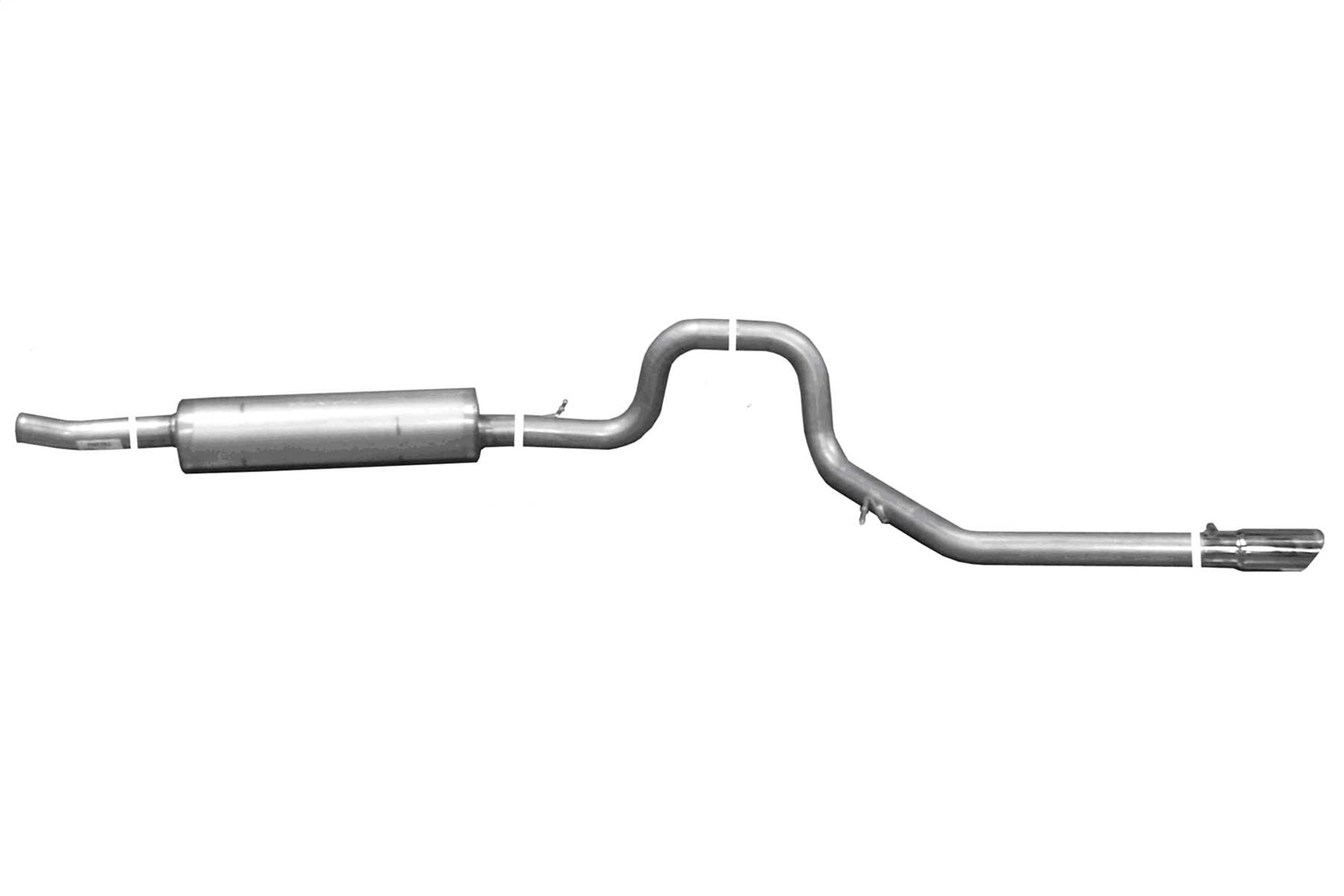 Gibson 619691 - 02-05 Ford Explorer Limited 4.0L 2.5in Cat-Back Single Exhaust - Stainless