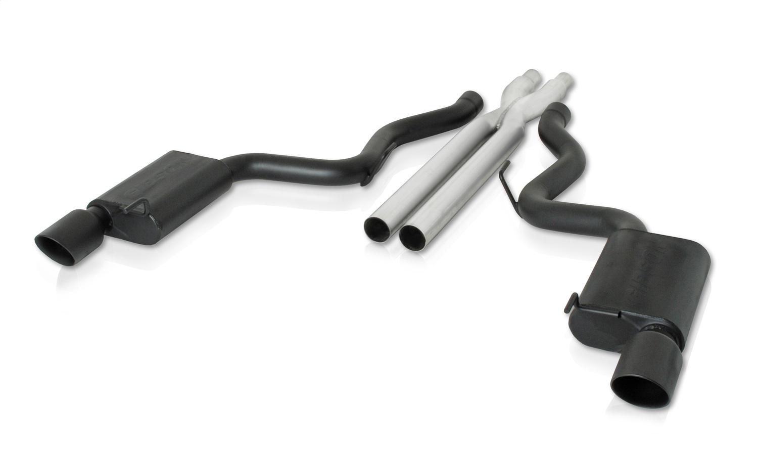Gibson 619013-B - 15-17 Ford Mustang GT 5.0L 3in Cat-Back Dual Exhaust - Black Elite (Ceramic) Gibson 619013-B - 15-17 Ford Mustang GT 5.0L 3in Cat-Back Dual Exhaust - Black Elite (Ceramic)