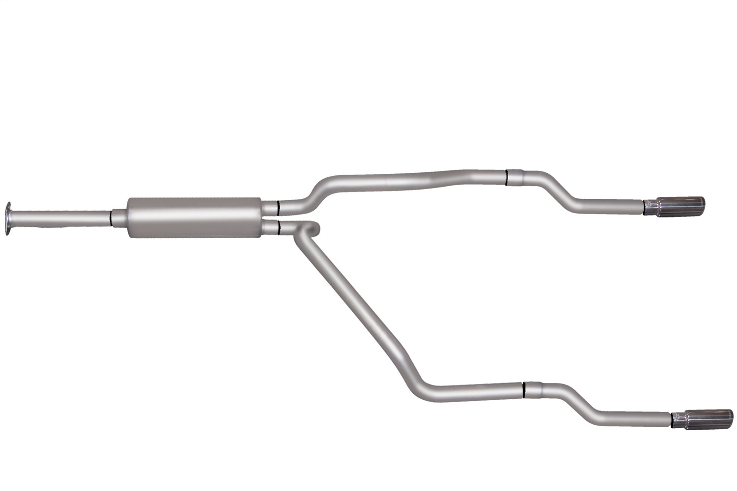 Gibson 65507 - 96-98 Chevrolet K2500 Cheyenne 5.7L 2.5in Cat-Back Dual Split Exhaust - Stainless Gibson 65507 - 96-98 Chevrolet K2500 Cheyenne 5.7L 2.5in Cat-Back Dual Split Exhaust - Stainless