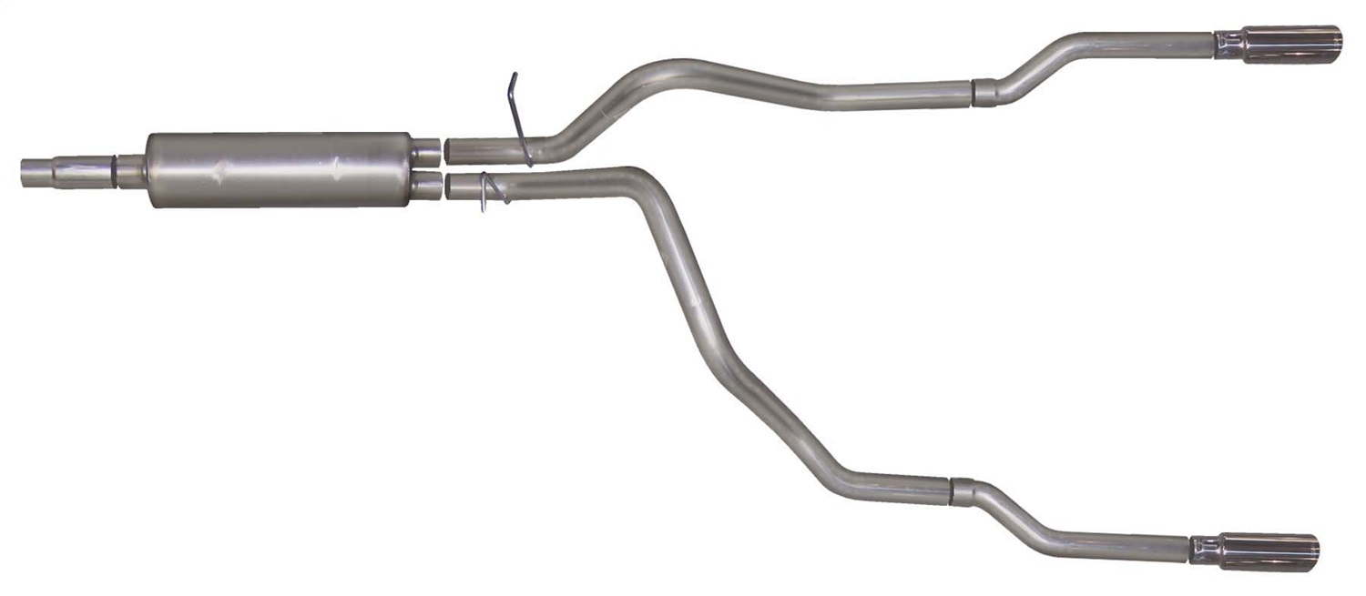 Gibson 66501 - 98-01 Dodge Ram 1500 Sport 3.9L 2.5in Cat-Back Dual Split Exhaust - Stainless Gibson 66501 - 98-01 Dodge Ram 1500 Sport 3.9L 2.5in Cat-Back Dual Split Exhaust - Stainless