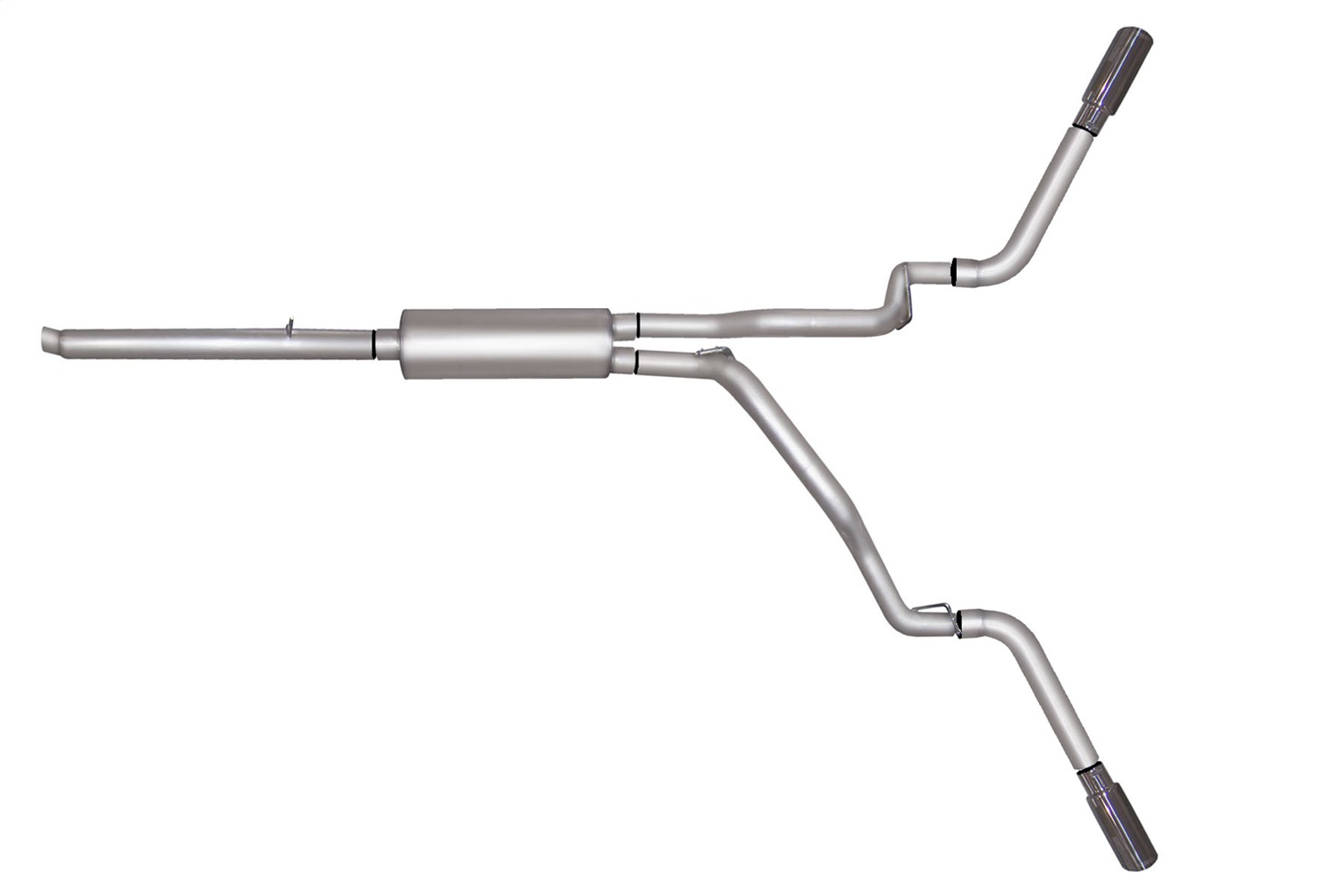 Gibson 66540 - 05-07 Dodge Dakota Laramie 3.7L 2.5in Cat-Back Dual Extreme Exhaust - Stainless Gibson 66540 - 05-07 Dodge Dakota Laramie 3.7L 2.5in Cat-Back Dual Extreme Exhaust - Stainless