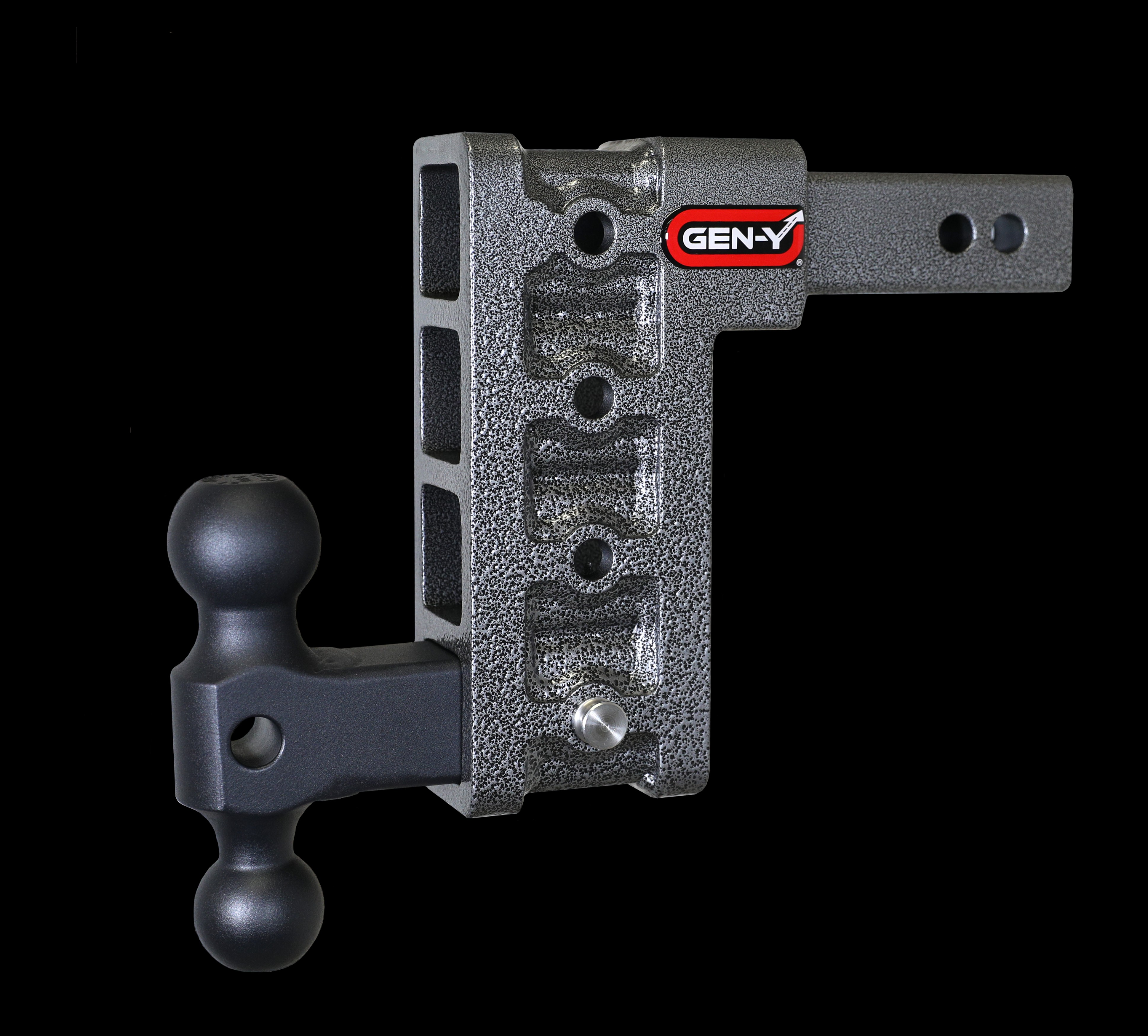 GEN-Y Hitch GH-314 - Gen-Y Mega Duty 2in Shank 7.5in Drop 1.5K TW 10K Hitch w/GH-031 Dual-Ball GEN-Y Hitch GH-314 - Gen-Y Mega Duty 2in Shank 7.5in Drop 1.5K TW 10K Hitch w/GH-031 Dual-Ball
