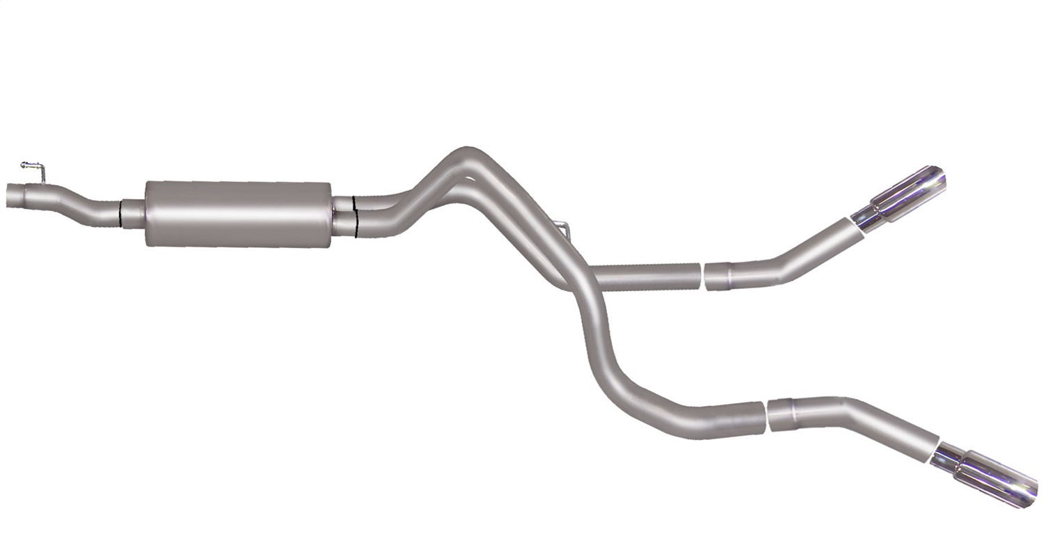 Gibson 66550 - 06-08 Dodge Ram 1500 Laramie 5.7L 2.5in Cat-Back Dual Extreme Exhaust - Stainless Gibson 66550 - 06-08 Dodge Ram 1500 Laramie 5.7L 2.5in Cat-Back Dual Extreme Exhaust - Stainless