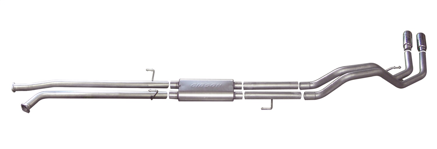 Gibson 67103 - 14-19 Toyota Tundra SR 4.6L 2.5in Cat-Back Dual Sport Exhaust - Stainless