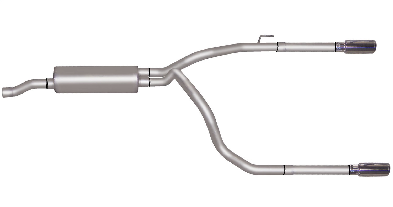 Gibson 66565 - 11-18 Ram 1500 Big Horn 5.7L 2.5in Cat-Back Dual Split Exhaust - Stainless