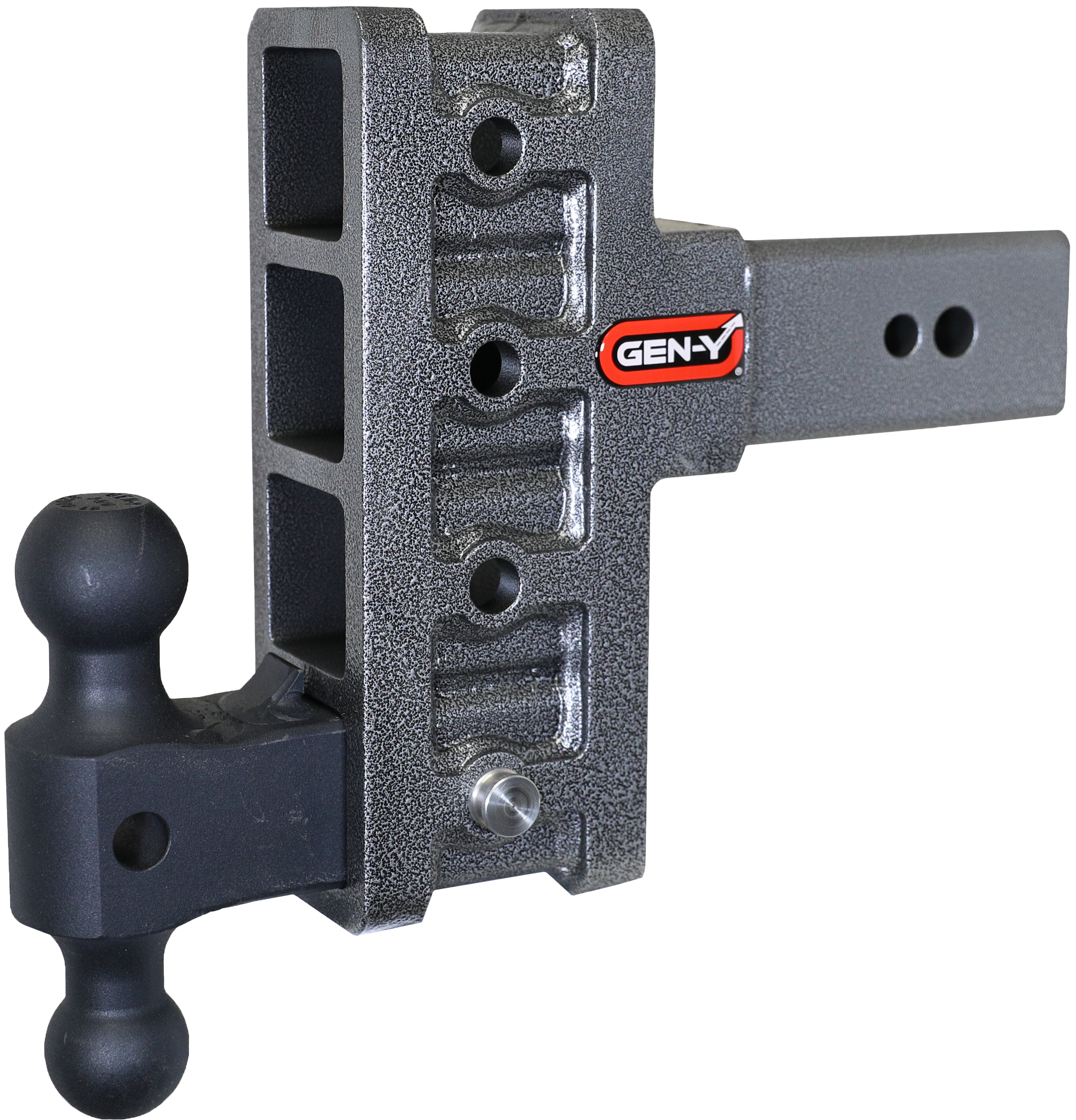 GEN-Y Hitch GH-2014 - Gen-Y Mega Duty 3in Shank 6in Offset Drop 3.5K TW 32K Hitch w/GH-0161 Dual-Ball