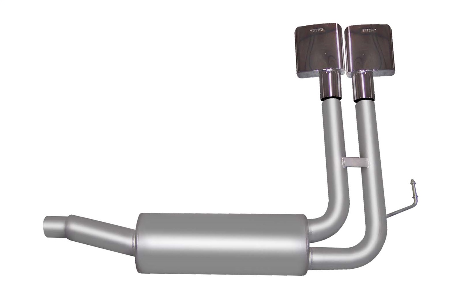 Gibson 69528 - 2004 Ford F-150 XLT 4.6L 2.5in Cat-Back Super Truck Exhaust - Stainless