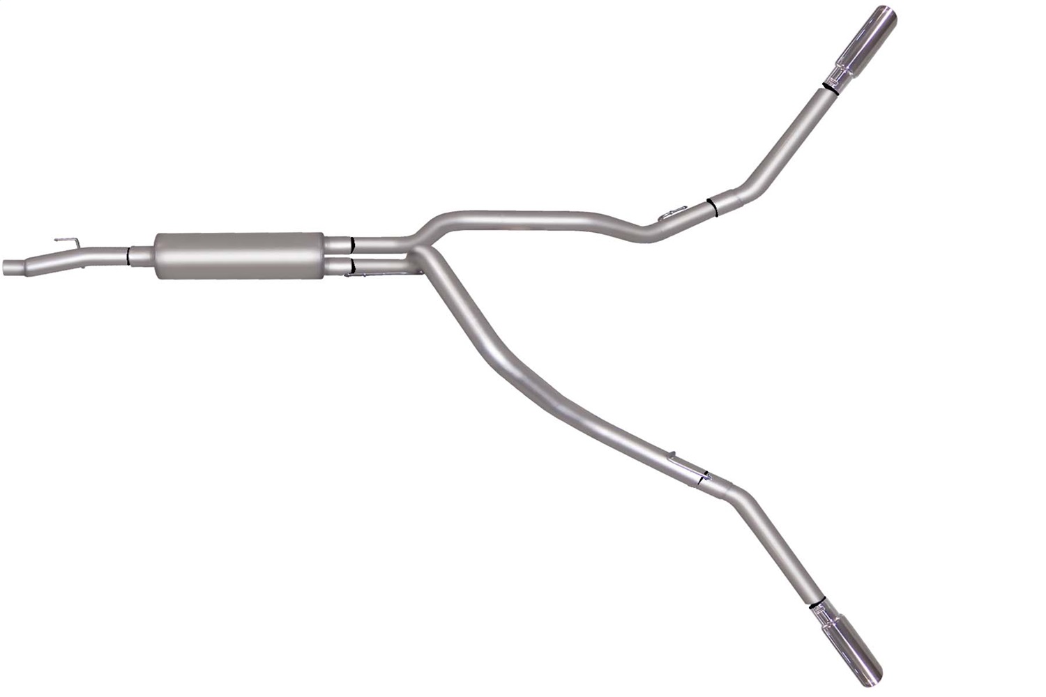 Gibson 69008 - 04-08 Ford F-150 FX4 5.4L 2.5in Cat-Back Dual Extreme Exhaust - Stainless Gibson 69008 - 04-08 Ford F-150 FX4 5.4L 2.5in Cat-Back Dual Extreme Exhaust - Stainless