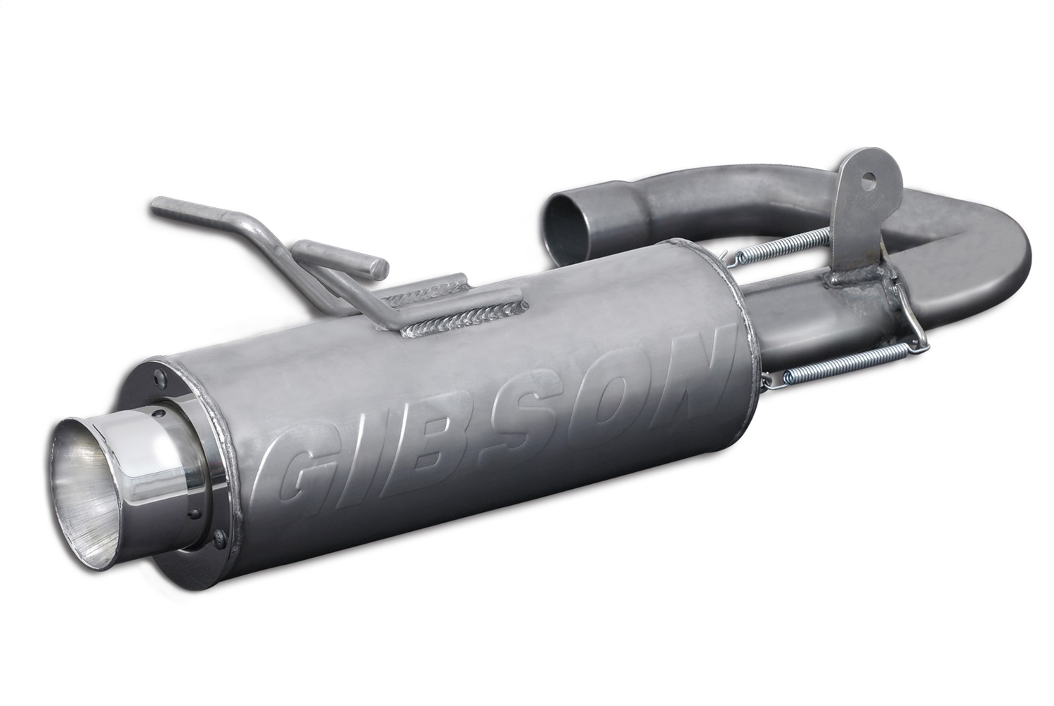 Gibson 96008 - 04-07 Yamaha YXR66F Rhino 660 Base Single Exhaust - Stainless