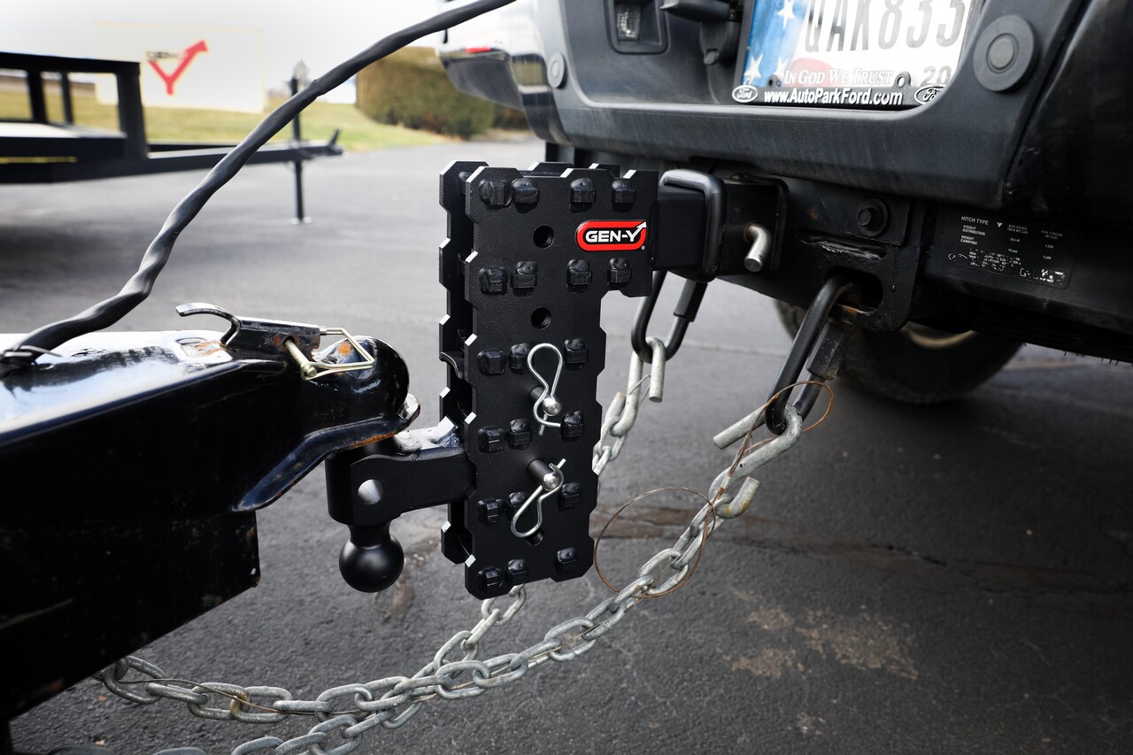GEN-Y Hitch GH-2424X - Gen-Y Phantom-X 2.5in Solid Shank 7.5in Drop 1.6K TW 16K Hitch w/GH-051 Dual-Ball & GH-032 Pintle LK GEN-Y Hitch GH-2424X - Gen-Y Phantom-X 2.5in Solid Shank 7.5in Drop 1.6K TW 16K Hitch w/GH-051 Dual-Ball & GH-032 Pintle LK