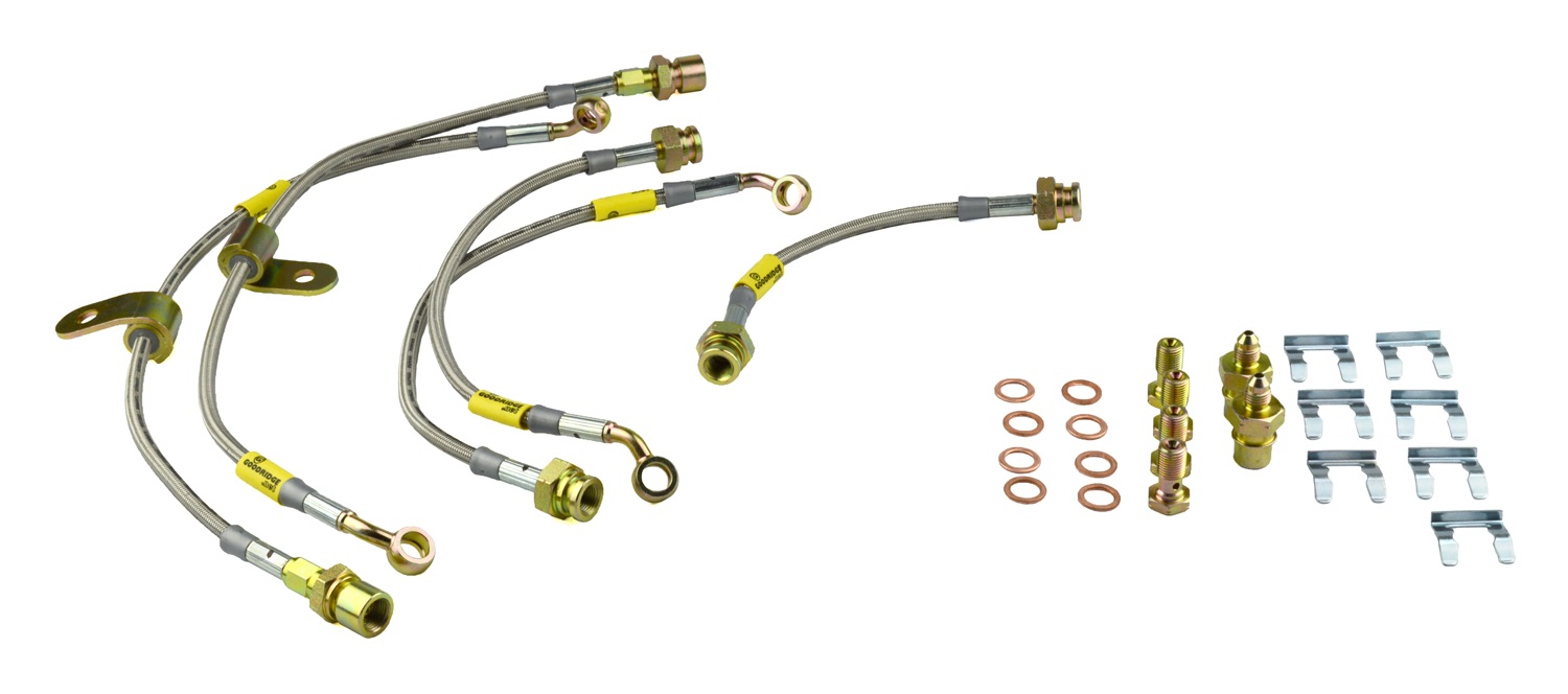 Goodridge 12238 - 09-12 Cadillac CTS-V (All CTS-V w/ Brembo Brakes) Stainless Steel Brake Line Kit Goodridge 12238 - 09-12 Cadillac CTS-V (All CTS-V w/ Brembo Brakes) Stainless Steel Brake Line Kit