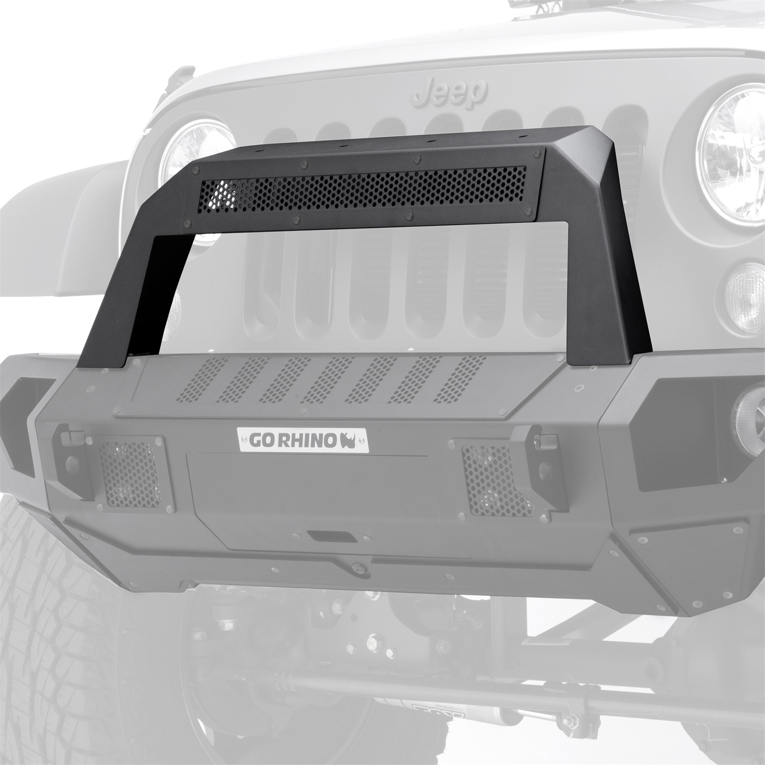 Go Rhino 25101T - 07-20 Jeep Wrangler JL/JLU/JK/JKU/Gladiator JT Trailline 10 Light Mount Bar