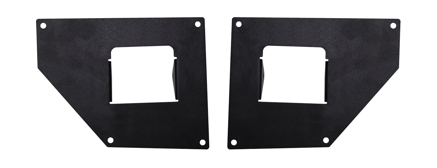 Go Rhino 231201T -  BRJ40 Light Plates for Full End Caps (3") - Textured Black