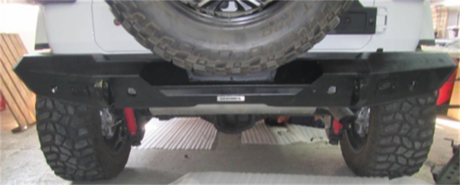 Go Rhino 272120T - Trailline Rear Full Width Bumper - Textured Black Go Rhino 272120T - Trailline Rear Full Width Bumper - Textured Black