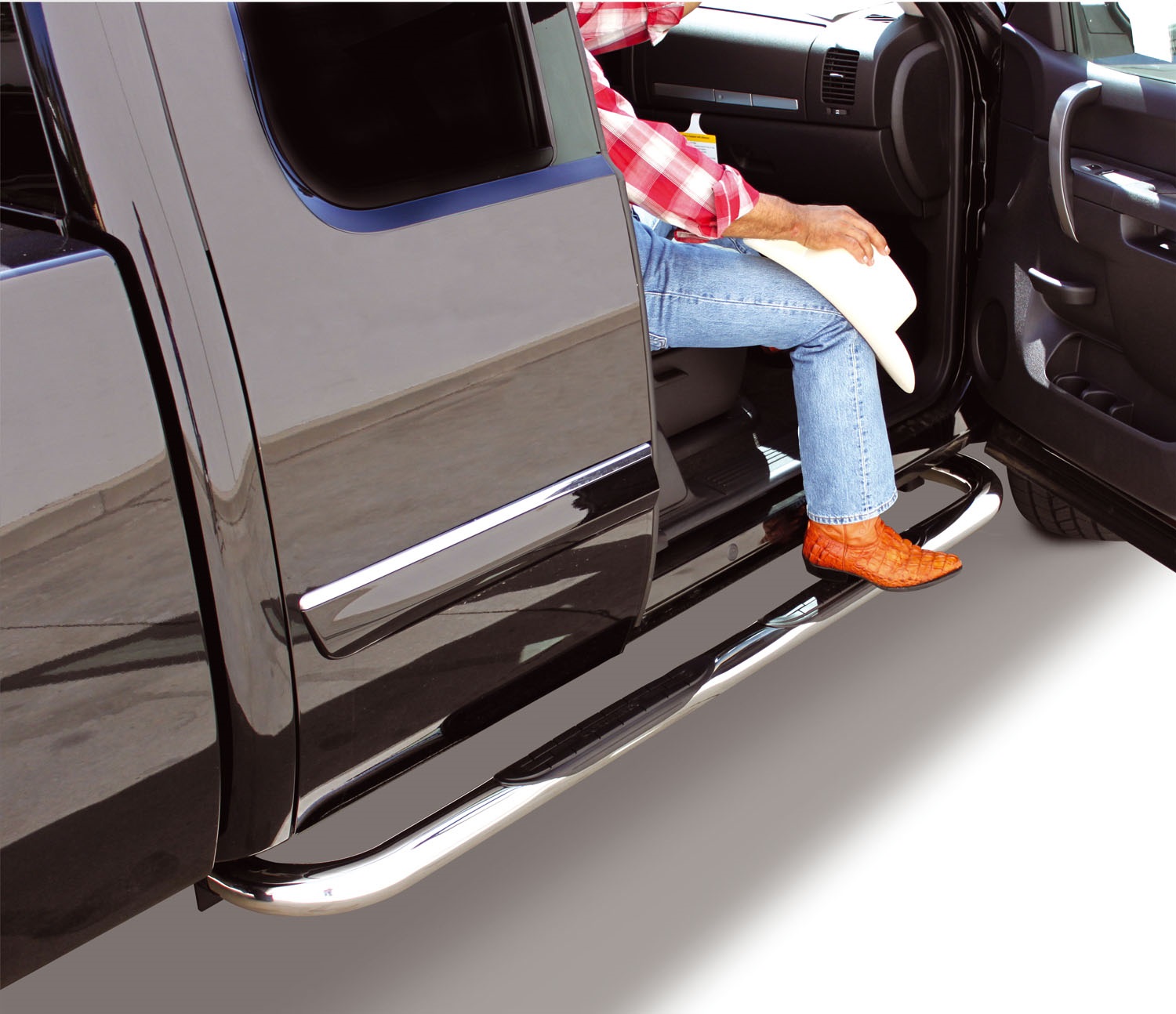 Go Rhino 4107C - 10-12 Ram Ram 3500HD 4000 Series SideSteps - Cab Length - Chrome Go Rhino 4107C - 10-12 Ram Ram 3500HD 4000 Series SideSteps - Cab Length - Chrome