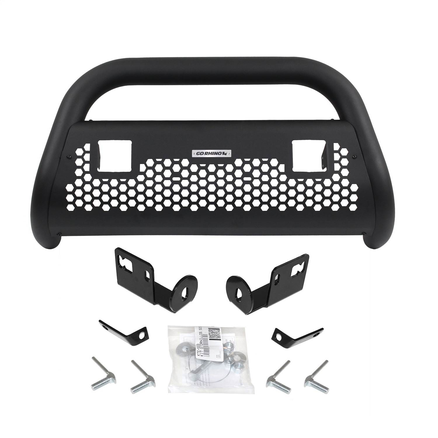 Go Rhino 55142LT - RC2 LR Bull Bar with Mounting Brackets & Two 3" Cube Lights - Textured Black Go Rhino 55142LT - RC2 LR Bull Bar with Mounting Brackets & Two 3" Cube Lights - Textured Black