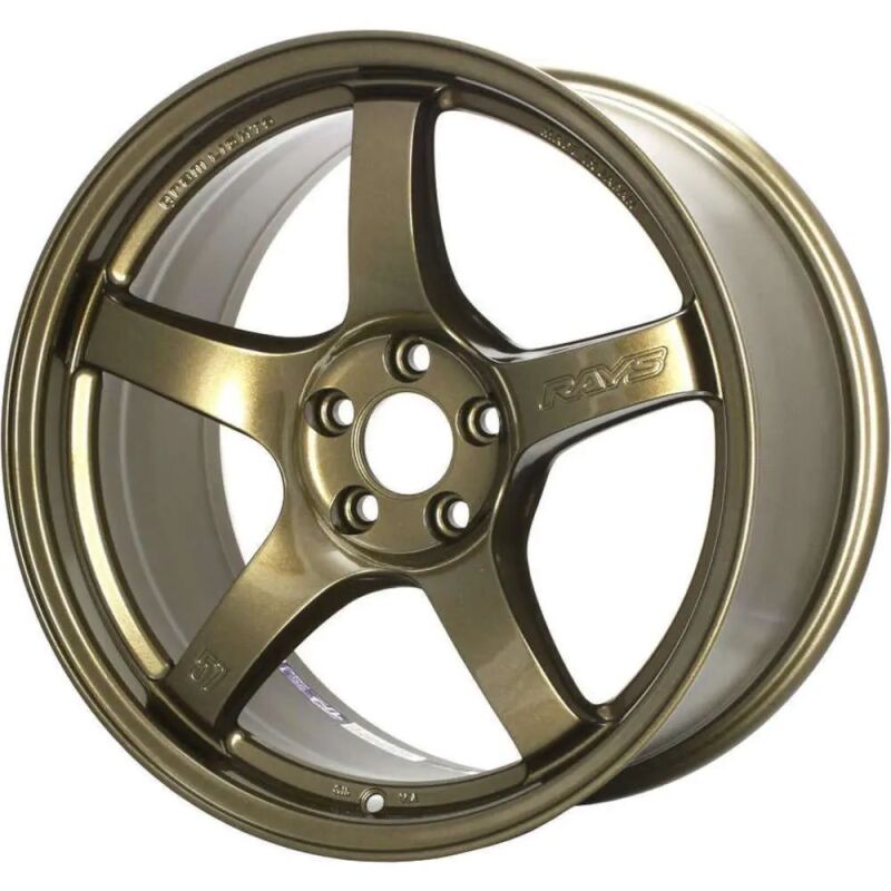Gram Lights WGCRV37RAGP - 57CR 18x8.5 +37 5-108 Almite Gold Wheel Gram Lights WGCRV37RAGP - 57CR 18x8.5 +37 5-108 Almite Gold Wheel