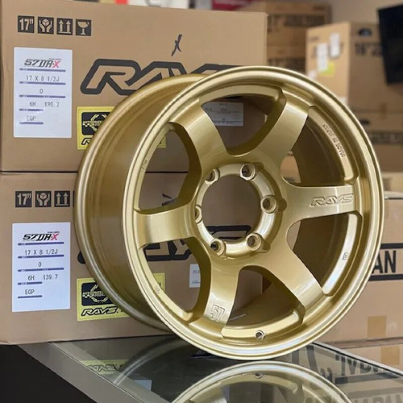 Gram Lights WGIXP00KEGP - 57DR-X 17x8.5 +00 6-139.7 E8 Gold Wheel Gram Lights WGIXP00KEGP - 57DR-X 17x8.5 +00 6-139.7 E8 Gold Wheel