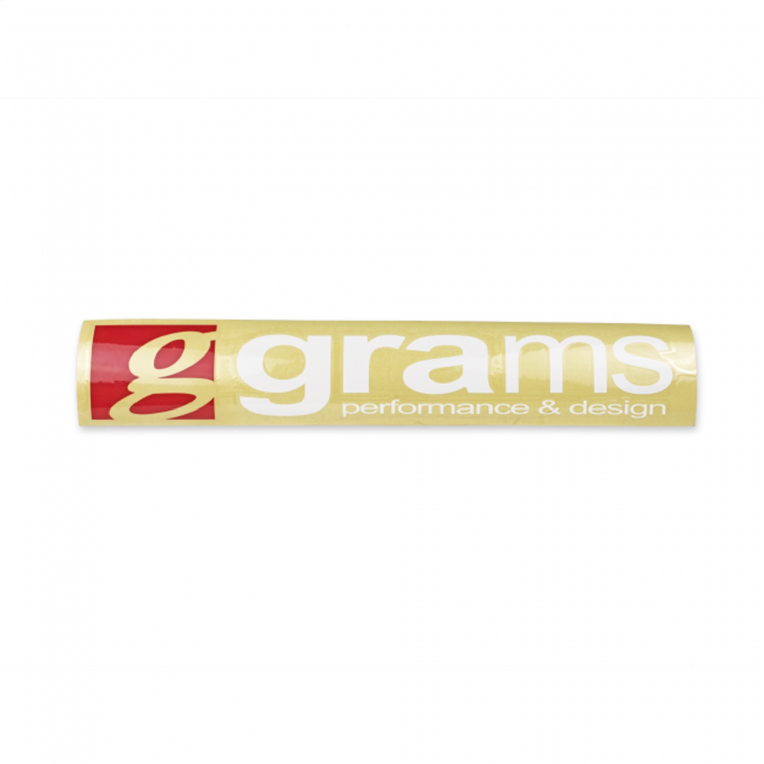 Grams Performance G37-99-1035 - Decal; 36 in. Windshield Sticker; Grams Logo; Black And Red; Clear;