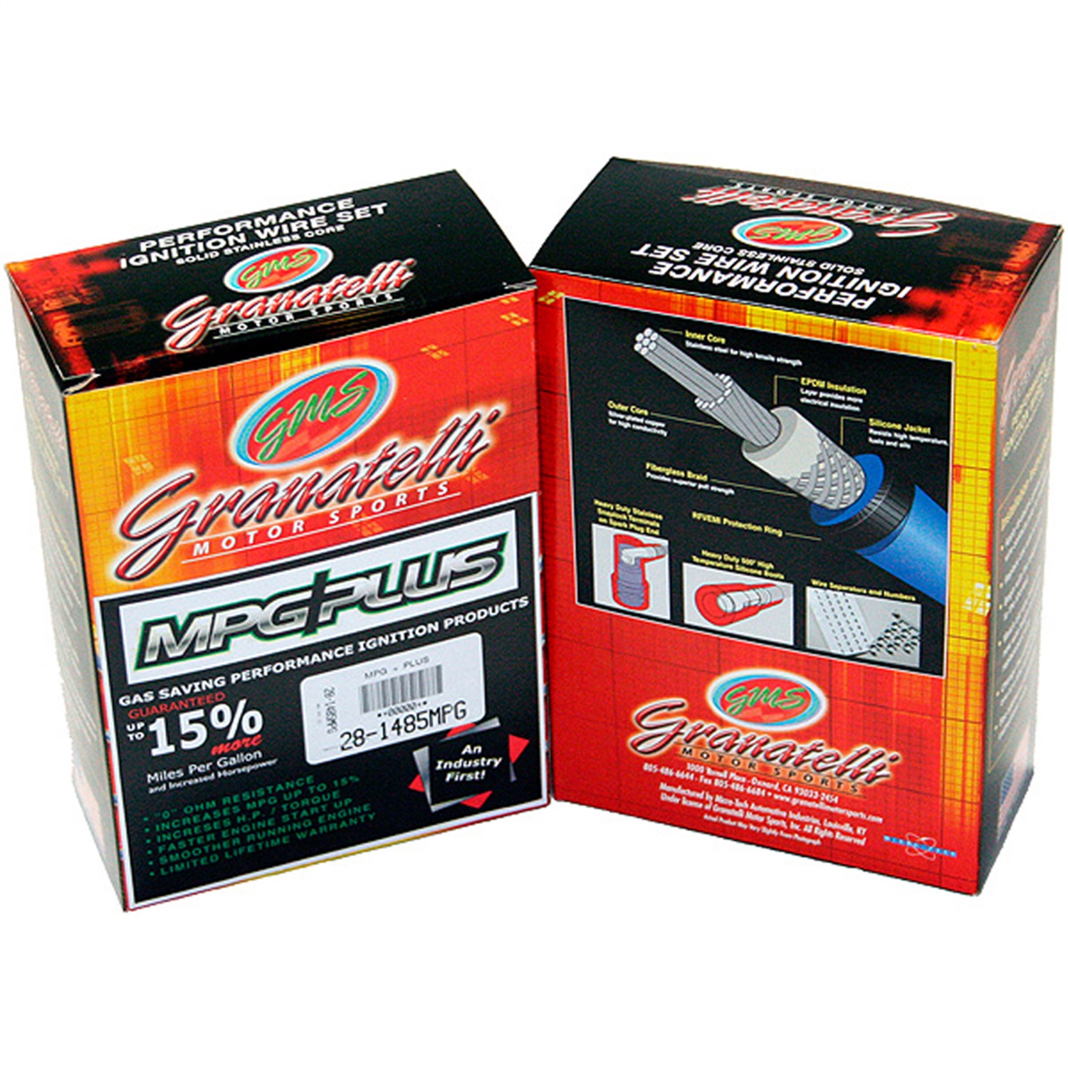 Granatelli Motorsports 28-1270S - Granatelli 94-95 Chevrolet Camaro 8Cyl 5.7L Performance Ignition Wires
