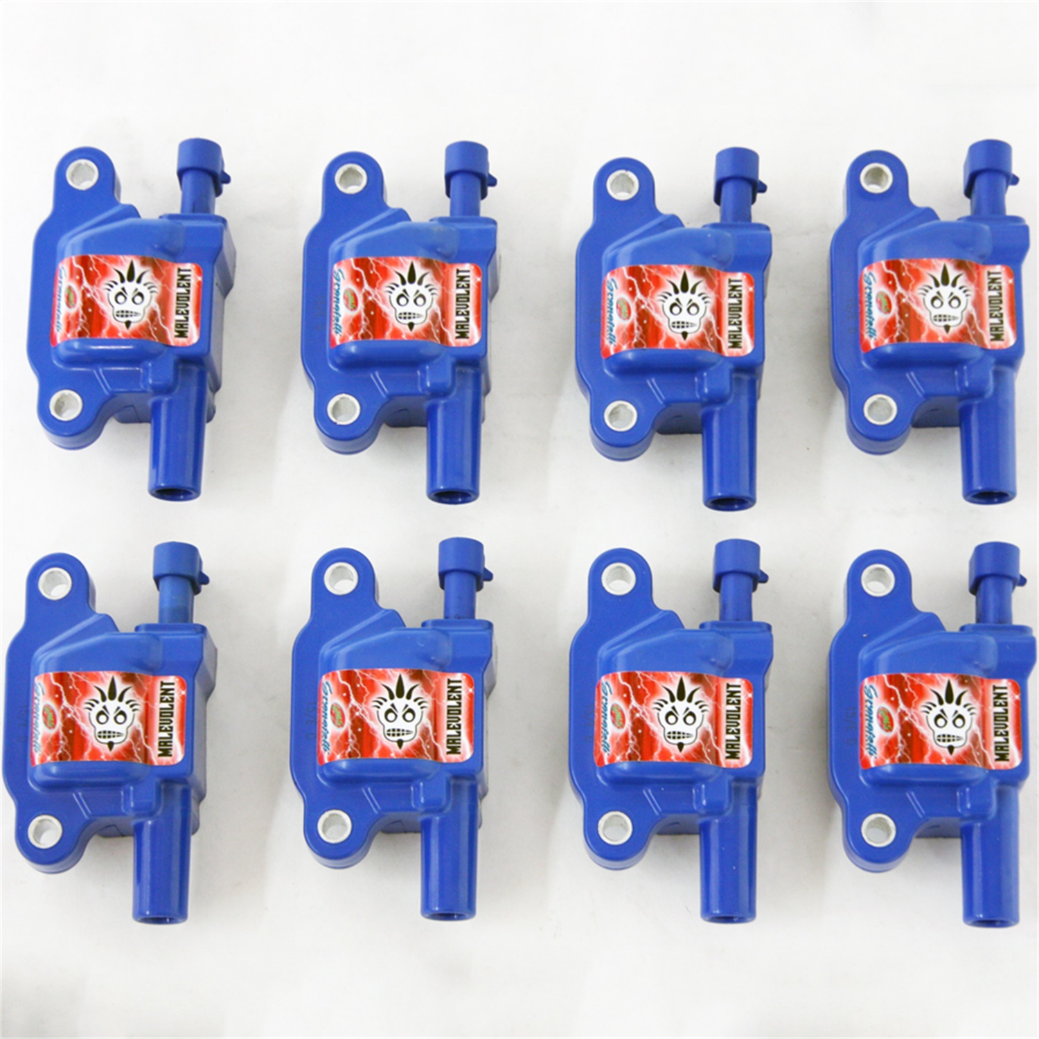 Granatelli Motorsports 28-0513-CPBM - Granatelli 05-17 GM LS1/LS2/LS3/LS4/LS5/LS6/LS7/LS9/LSA Malevolent Coil Packs - Blue (Set of 8)