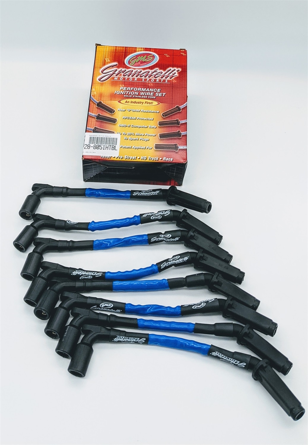 Granatelli Motorsports 28-8051HTBL - Granatelli 20-23 GM LT2 6.2L Hi-Perf Coil-Near-Plug Ignition Wire Connector Kit w/Blue Jacket Granatelli Motorsports 28-8051HTBL - Granatelli 20-23 GM LT2 6.2L Hi-Perf Coil-Near-Plug Ignition Wire Connector Kit w/Blue Jacket