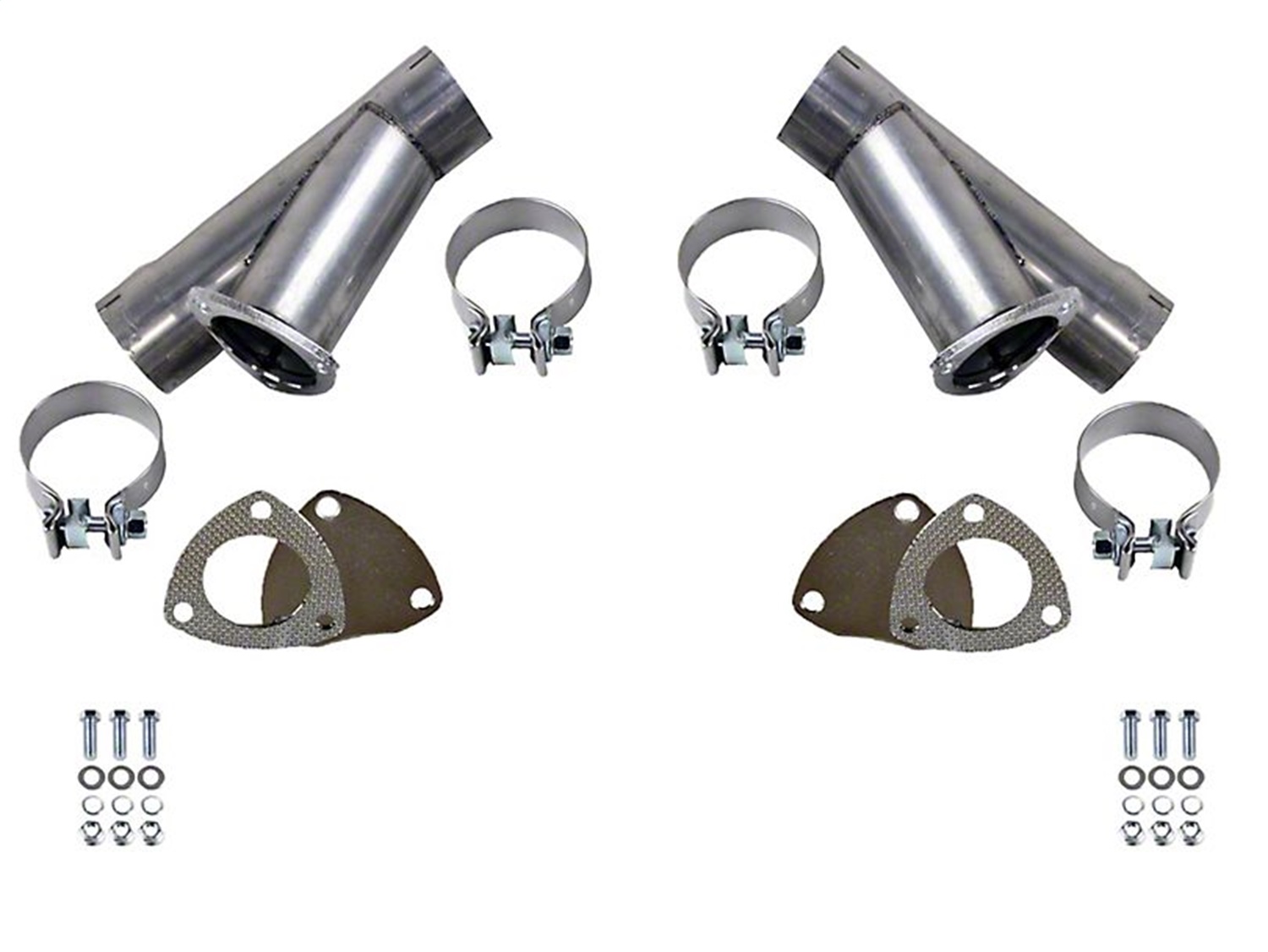 Granatelli Motorsports 306540D - Granatelli 4.0in Stainless Steel Manual Dual Exhaust Cutout