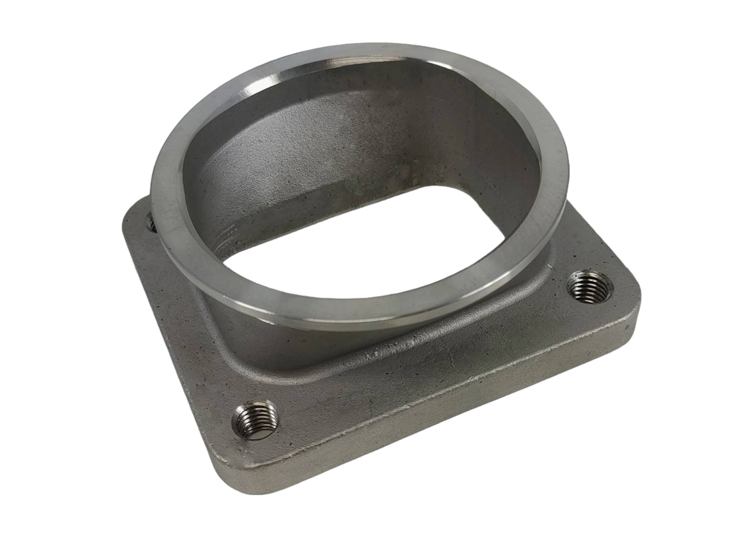 Granatelli Motorsports 540206 - Granatelli Turbo Adapter Cast 3.0in V-Band to T4 Housing (Threaded) Granatelli Motorsports 540206 - Granatelli Turbo Adapter Cast 3.0in V-Band to T4 Housing (Threaded)