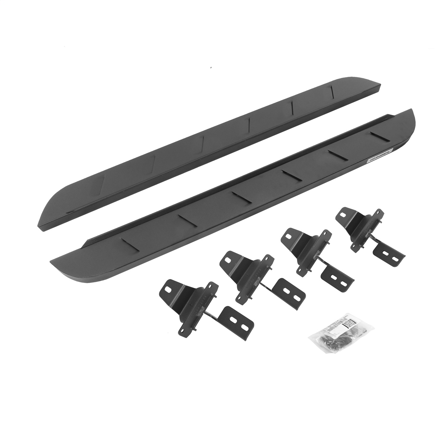 Go Rhino 63492748SPC - 18-22 Jeep Wrangler JL 2DR RB10 Slim Running Boards Kit (Incl. Brackets) - Tex. Blk