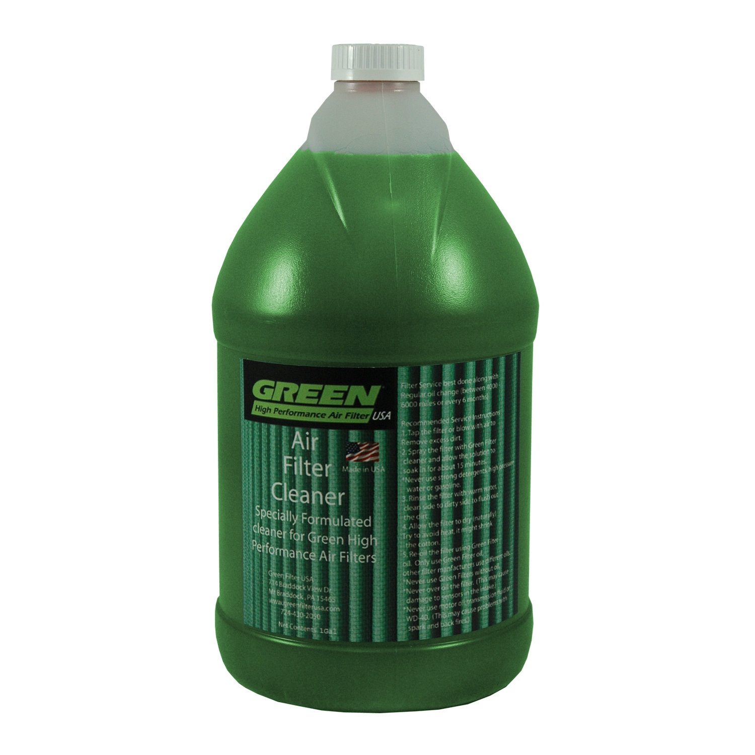 Green Filter 2140 - USA - Air Filter Cleaner; 1 Gallon Green Filter 2140 - USA - Air Filter Cleaner; 1 Gallon