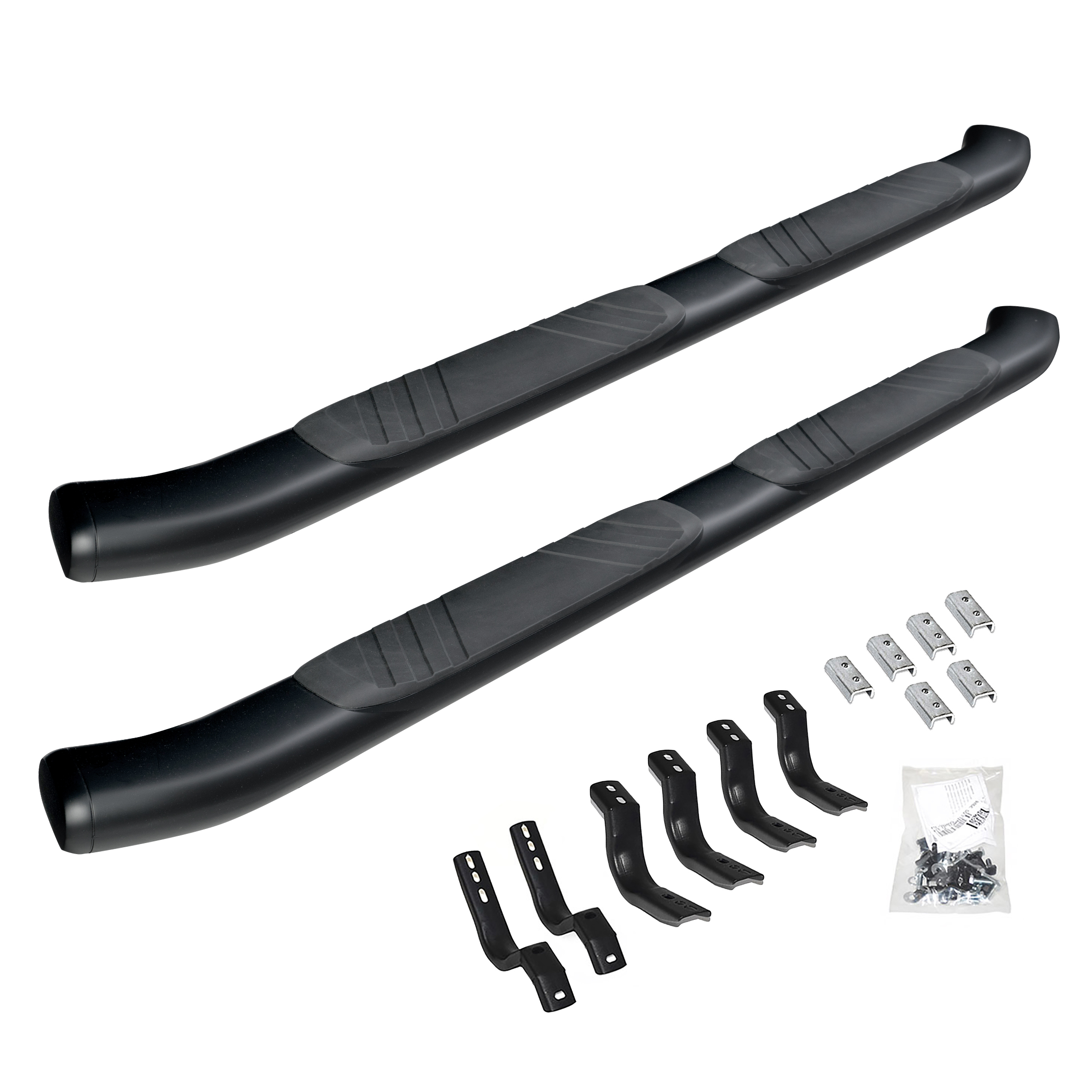 Go Rhino 685442987CB - 05-20 Toyota Tacoma 5in OE Xtreme Composite Complete Kit w/Sidesteps + Brkts