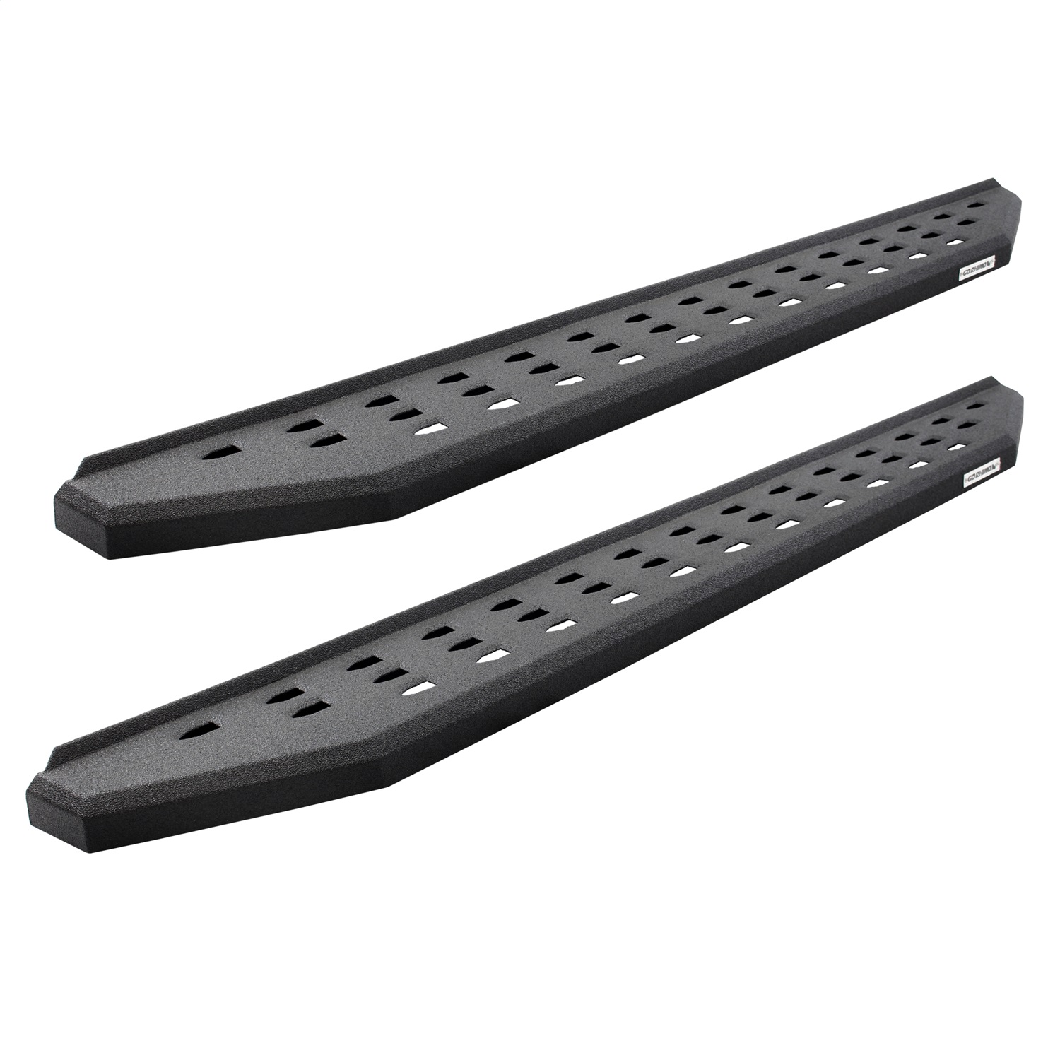 Go Rhino 69400057T - RB20 Running Boards 57in. Cab Length - Bedliner Coating (No Drill/Mounting Brackets Req.)