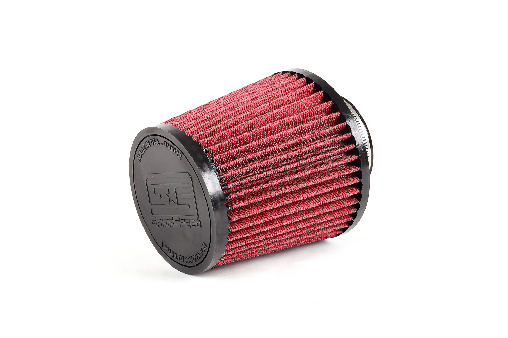 GrimmSpeed 125022 - Dry-Con Cone Air Filter 3.0 Inlet Universal