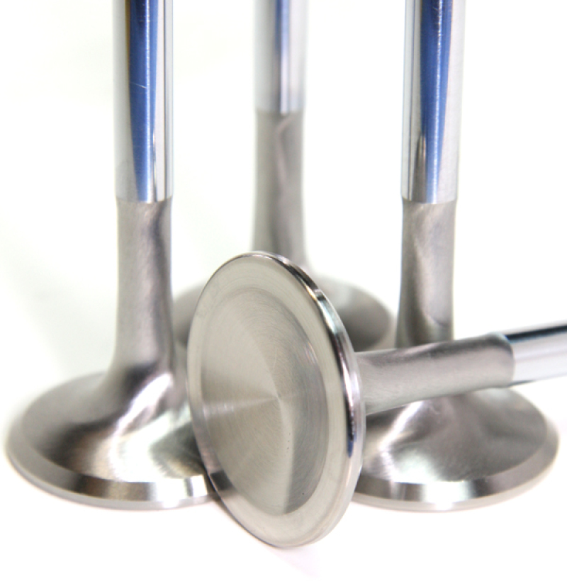 GSC Power Division 2017-8 - GSC P-D EJ series EJ205/EJ207/EJ257 Chrome Polished Super Alloy Exhaust Valve-33mm Head(+1mm)-SET 8