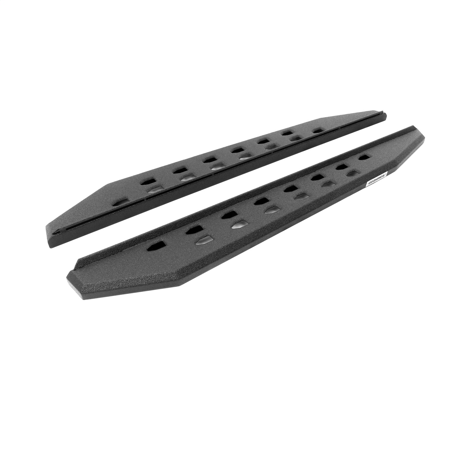 Go Rhino 69413157ST -  RB20 Slim Line Running Boards With Mounting Brackets - Protective Bedliner Coating