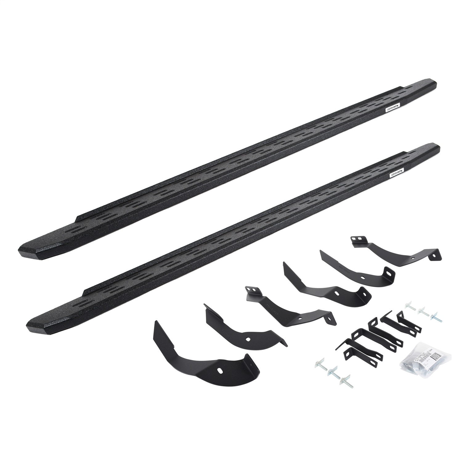 Go Rhino 69605187T - RB30 Running Boards with Mounting Bracket Kit - Protective Bedliner Coating Go Rhino 69605187T - RB30 Running Boards with Mounting Bracket Kit - Protective Bedliner Coating