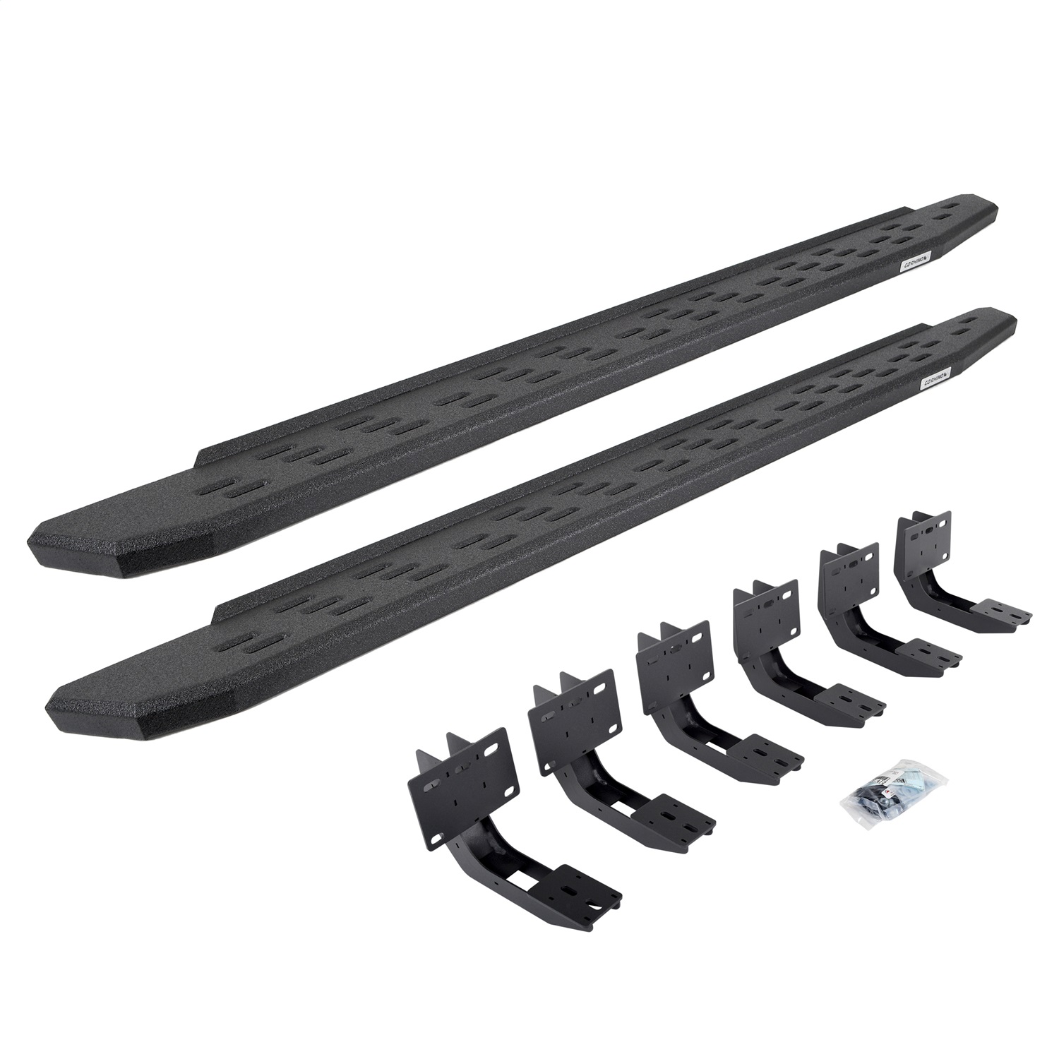 Go Rhino 69630680T -  RB30 Running Boards with Mounting Bracket Kit - Protective Bedliner Coating