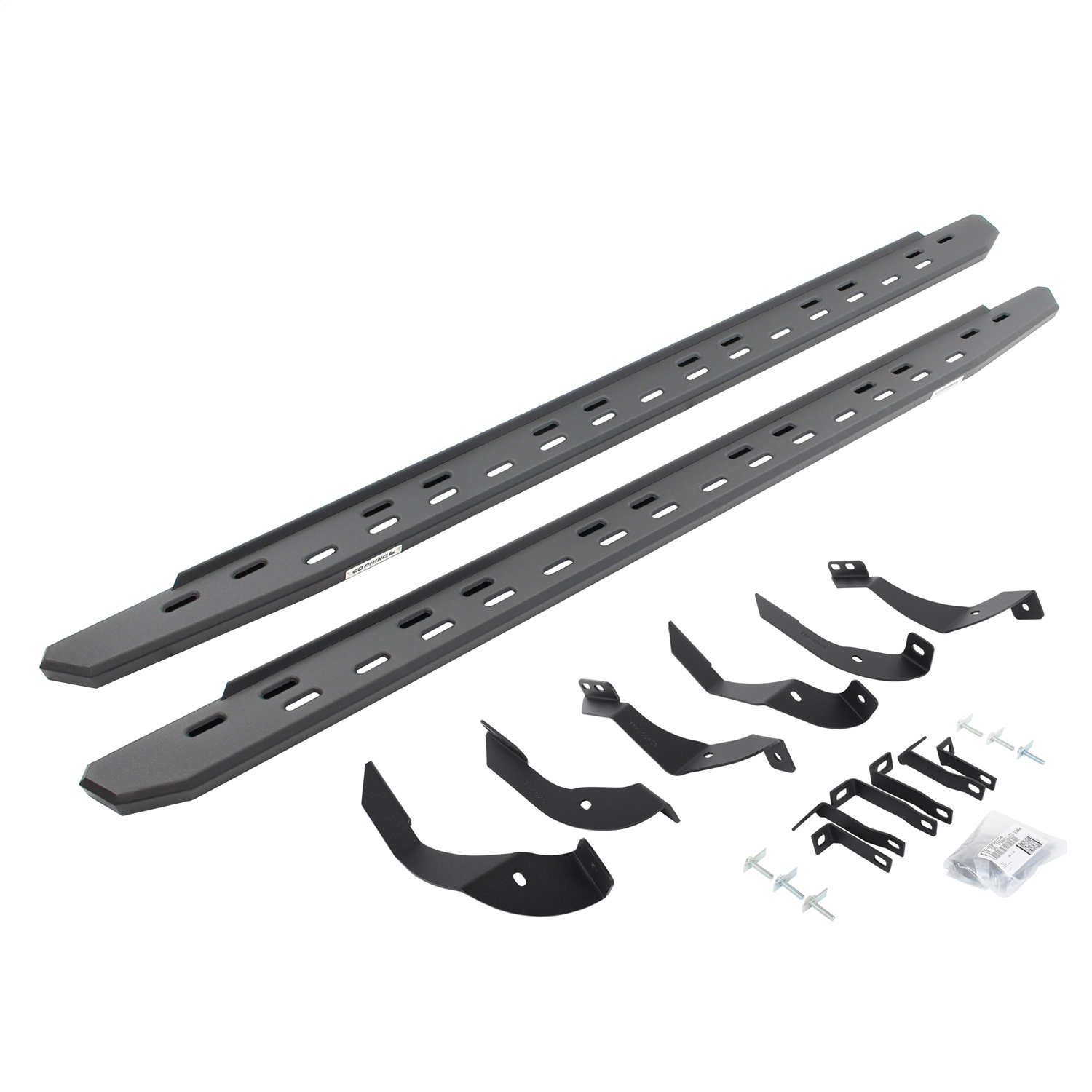 Go Rhino 69605187SPC - RB30 Slim Line Running Boards with Mounting Bracket Kit - Textured Black Go Rhino 69605187SPC - RB30 Slim Line Running Boards with Mounting Bracket Kit - Textured Black